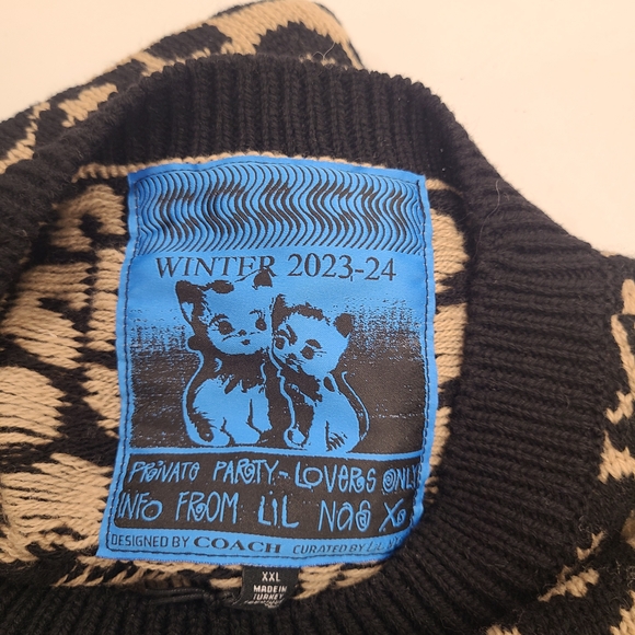 The Lil Nas X Drop Coach Leopard Print Sweater - Picture 8 of 11